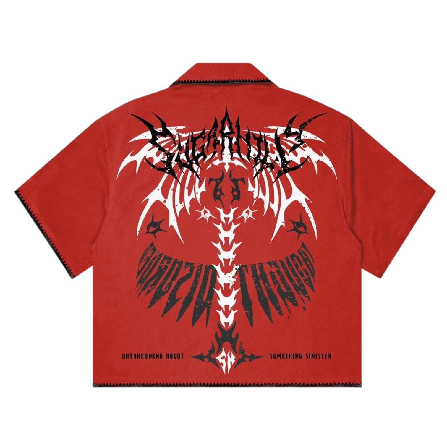 SUGARHILL: Sinister Nylon Lounge Shirt 77